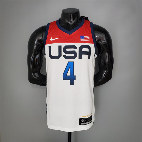 Camisetas Jeux Olympiques (Beal #4) USA Team 2021 Blanco