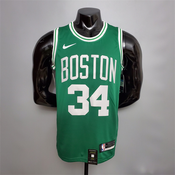 Camisetas Boston Celtics (Pierce #34) Verde