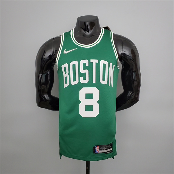Camisetas Boston Celtics (Walker #8) Verde 75th Anniversary