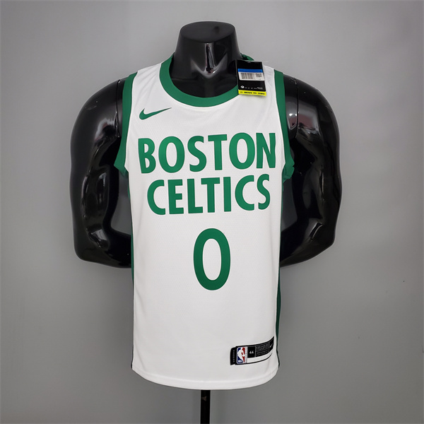 Camisetas Boston Celtics (Tatum #0) Blanco City Edition
