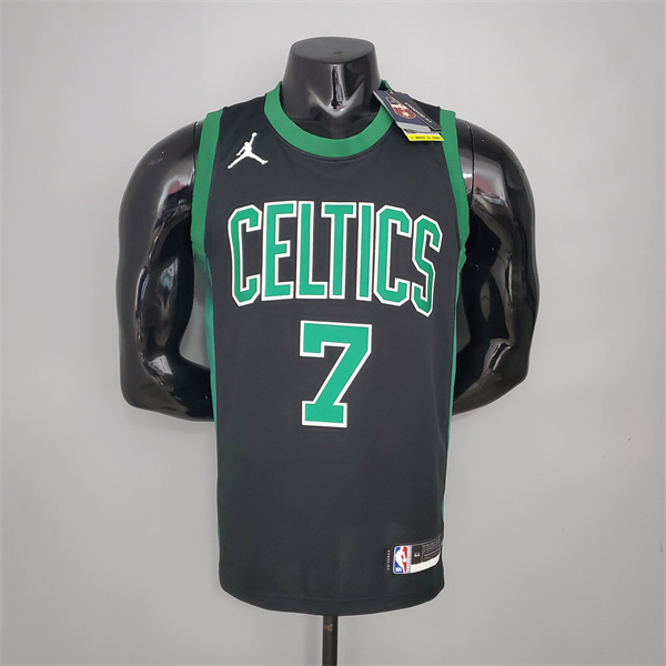 Camisetas Boston Celtics (Brown #7) Negro Jordan Theme