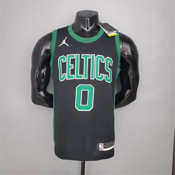 Camisetas Boston Celtics (Tatum #0) Negro Jordan Theme