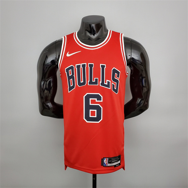 Camisetas Chicago Bulls (Caruso #6) Rojo 75th Anniversary