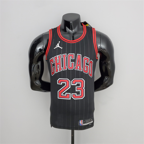 Camisetas Chicago Bulls (Jordan #23) Negro 75th Anniversary