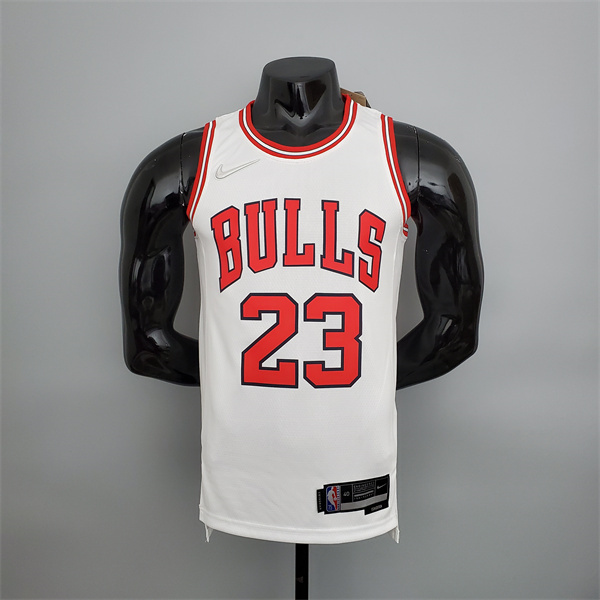 Camisetas Chicago Bulls (Jordan #23) Blanco 75th Anniversary
