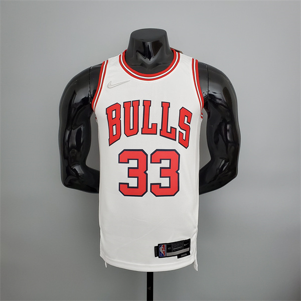 Camisetas Chicago Bulls (Pippen #33) Blanco 75th Anniversary
