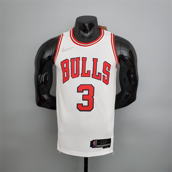 Camisetas Chicago Bulls (Wade #3) Blanco 75th Anniversary