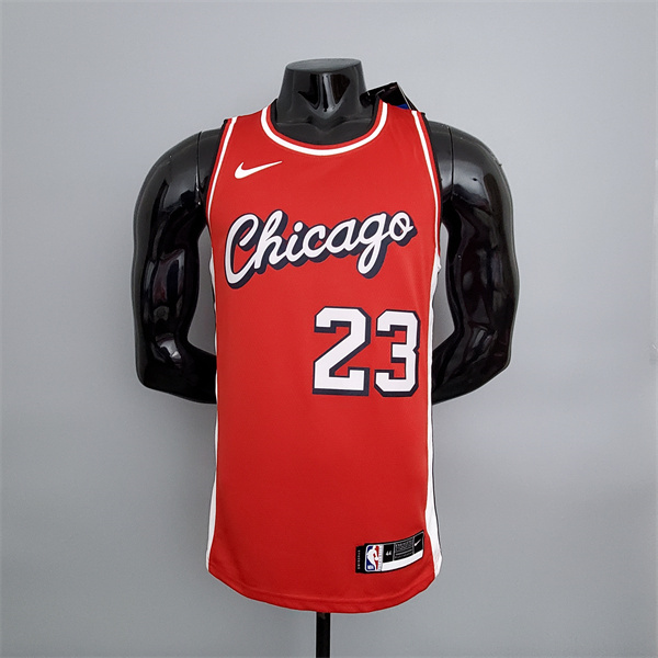 Camisetas Chicago Bulls (Jordan #23) 2022 Rojo City Edition