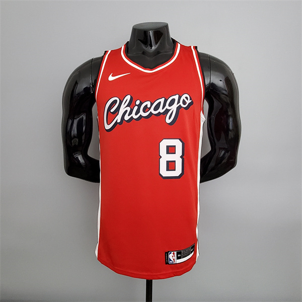 Camisetas Chicago Bulls (LaVine #8) 2022 Rojo City Edition