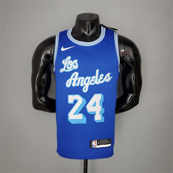 Camisetas Los Angeles Lakers (Bryant #24) 2021 Retro Azul