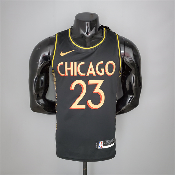 Camisetas Chicago Bulls (Jordan #23) Negro Team City Edition