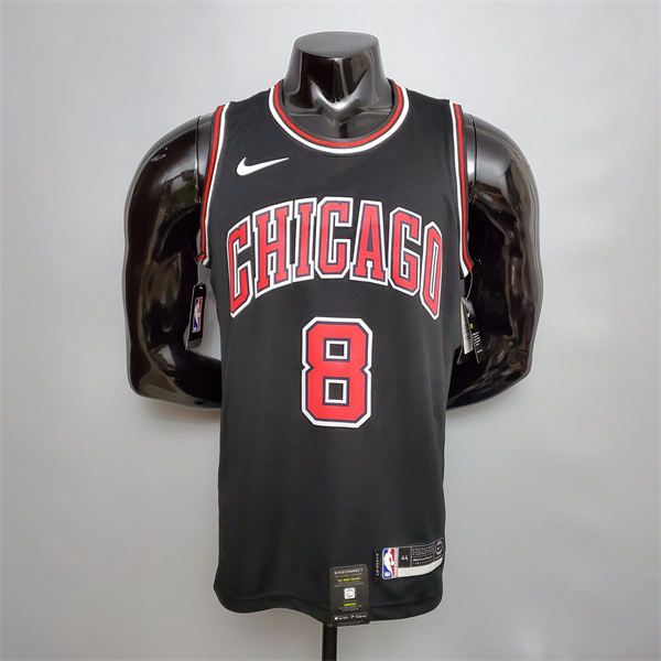 Camisetas Chicago Bulls (Lavine #8) Negro