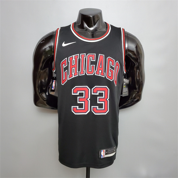 Camisetas Chicago Bulls (Pippen #33) Negro
