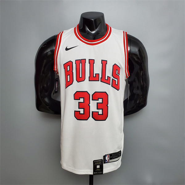 Camisetas Chicago Bulls (Pippen #33) Blanco