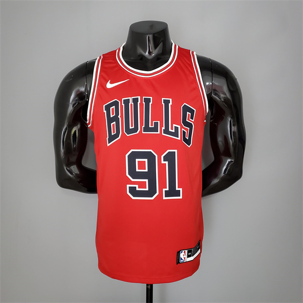 Camisetas Chicago Bulls (Rooman #91) Rojo