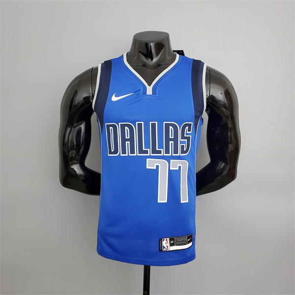 Camisetas Dallas Mavericks (Doncic #77) Azul