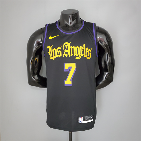 Camisetas Los Angeles Lakers (Anthony #7) 2021 Negro