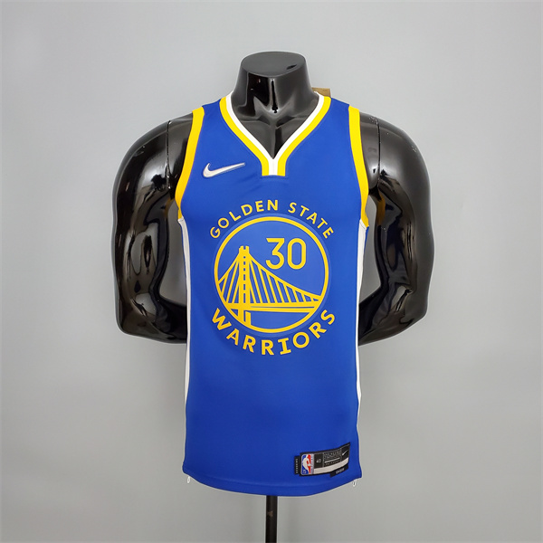 Camisetas Golden State Warriors (Curry #2974) Azul 75th Anniversary