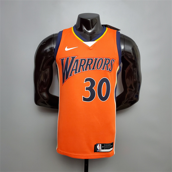 Nueva Camisetas Golden State Warriors (Curry #30) Naranja