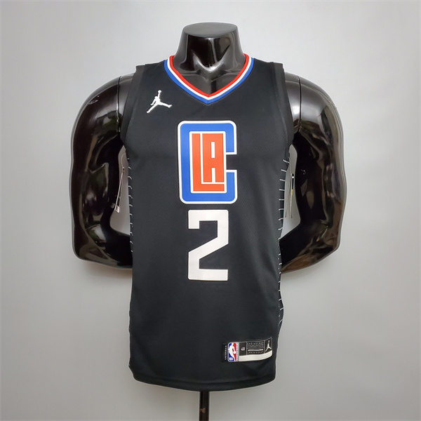 Nueva Camisetas Los Angeles Clippers (Leonard #2) Negro Theme Limited City Edition