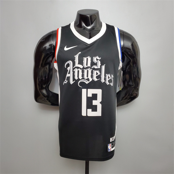 Nueva Camisetas Los Angeles Clippers (George #13) Negro