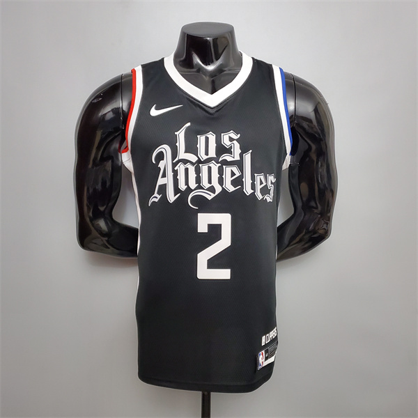 Nueva Camisetas Los Angeles Clippers (Leonard #2) Negro