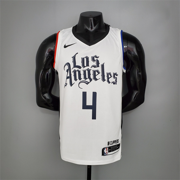 Camisetas Los Angeles Clippers (Rondo #4) Blanco