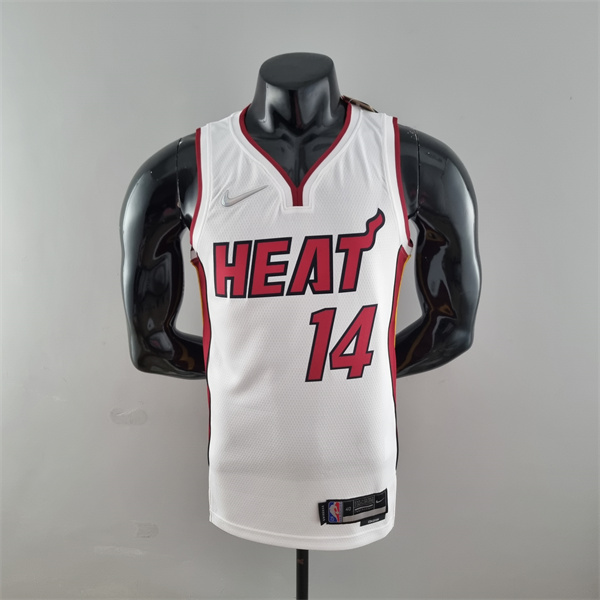 Camisetas Miami Heat (Herro #14) Blanco 75th Anniversary