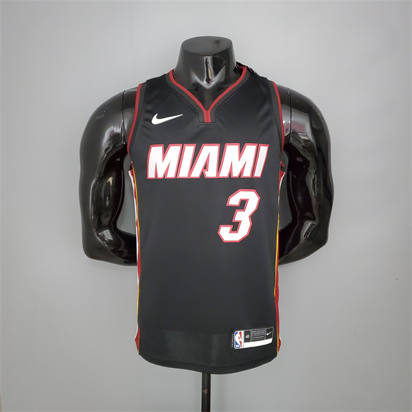 Camisetas Miami Heat (Wade #3) Negro