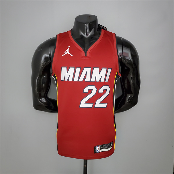 Nueva Camisetas Miami Heat (Butler #22) Vino tinto