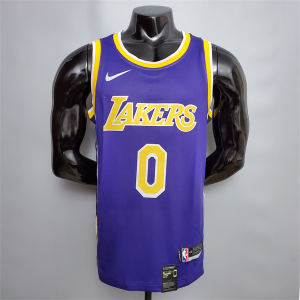 Camisetas Los Angeles Lakers (Kuzma #0) Púrpura