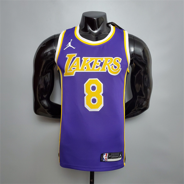 Camisetas Los Angeles Lakers (Bryant #8) Púrpura Theme Encolure Ronde