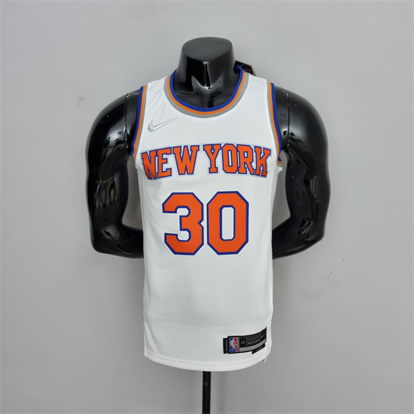 Camisetas New York Knicks (Randle #30) Blanco 75th Anniversary