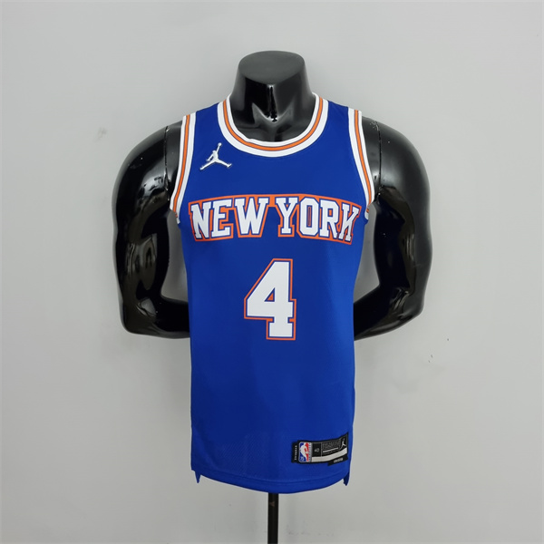 Camisetas New York Knicks (Ross #4) Azul 75th Anniversary Jordan Limited