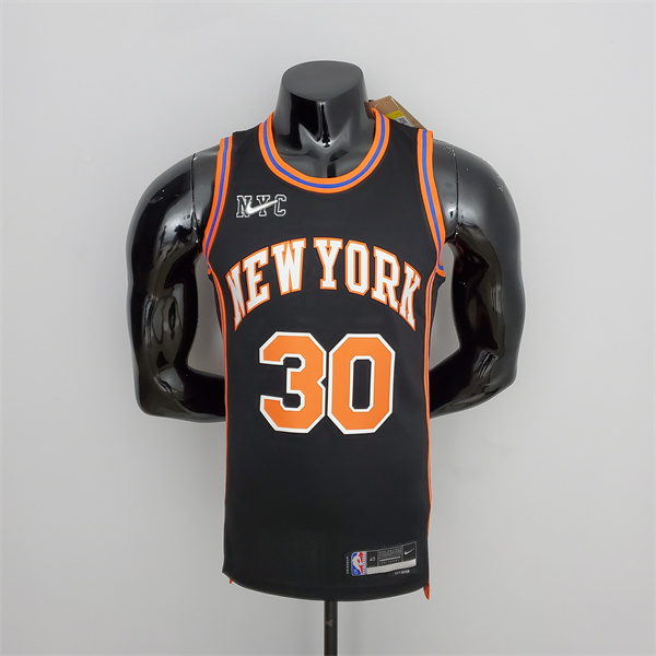 Camisetas New York Knicks (Randle #30) 2022 Season Negro Urban Edition