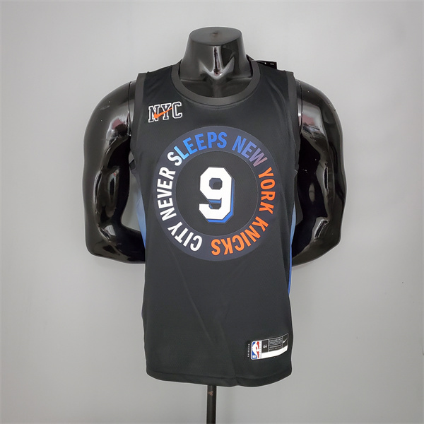 Camisetas New York Knicks (Barrett #9) Negro City Edition