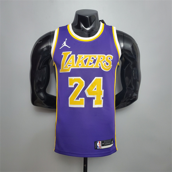 Camisetas Los Angeles Lakers (Bryant #24) Púrpura Theme Encolure Ronde