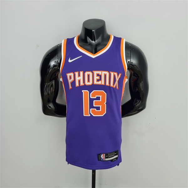 Camisetas Phoenix Suns (Nash #13) Púrpura 75th Anniversary