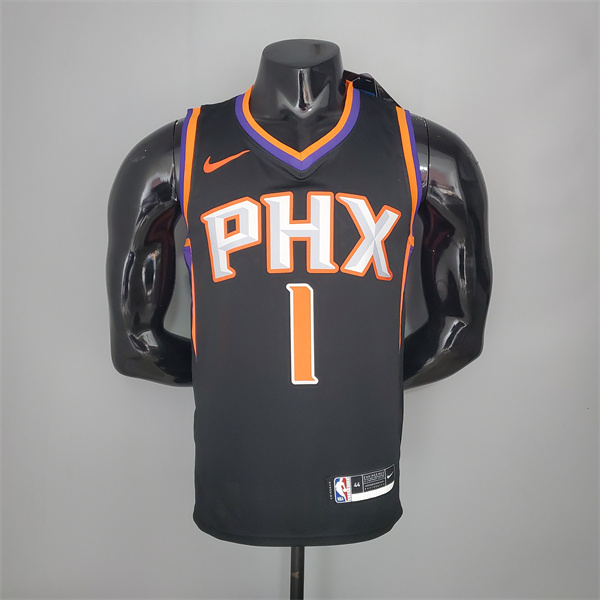 Camisetas Phoenix Suns (Booker #1) 2021 Negro
