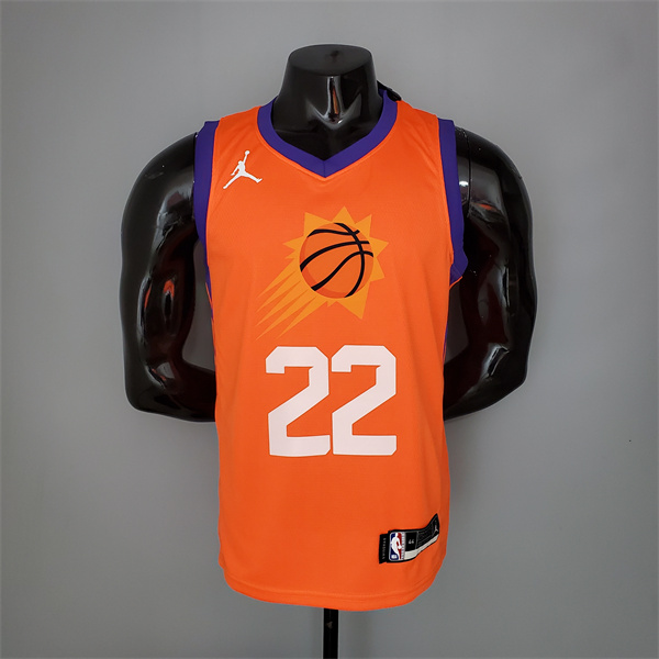 Camisetas Phoenix Suns (Ayton #22) 2021 Naranja Jordan Theme
