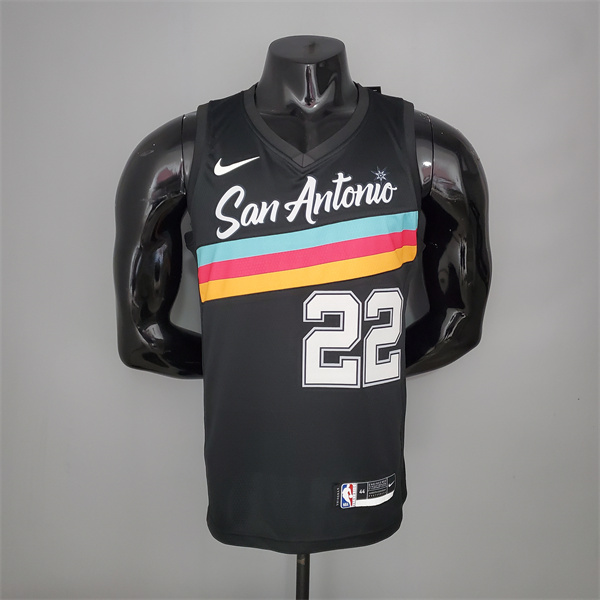 Nueva Camisetas San Antonio Spurs (Gay #22) Negro City Edition