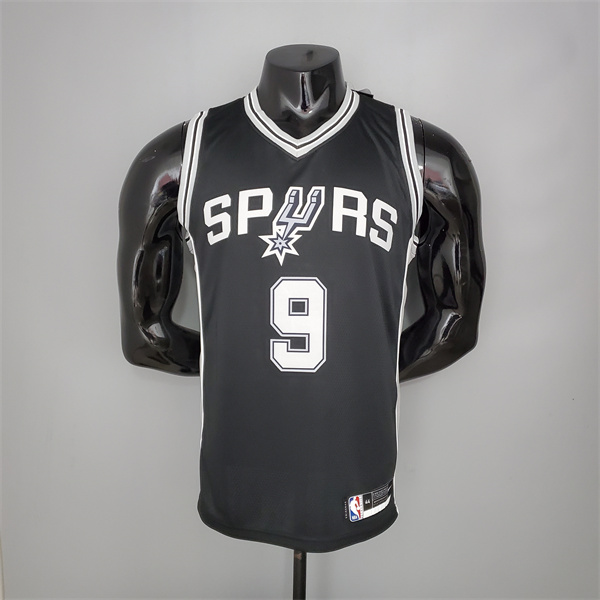 Camisetas San Antonio Spurs (Parker #9) Negro