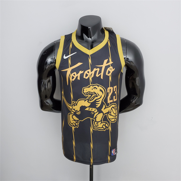 Camisetas Toronto Raptors (Vanvleet #23) 2022 Negro City Edition