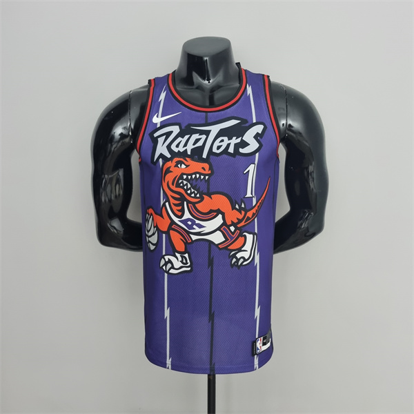 Camisetas Toronto Raptors (McGrady #1) Púrpura