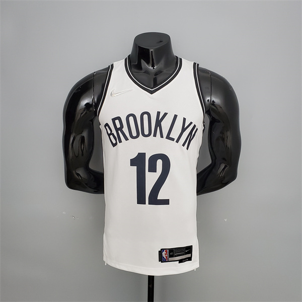 Camisetas Brooklyn Nets (Harris #12) Blanco 75th Anniversary