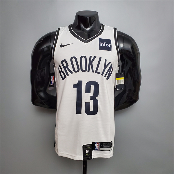 Camisetas Brooklyn Nets (Harden #13) Blanco