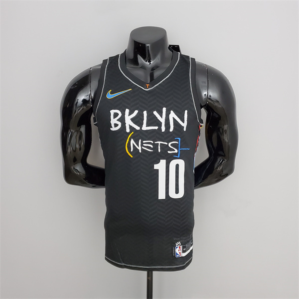 Camisetas Brooklyn Nets (Simmons #10) Negro City Edition