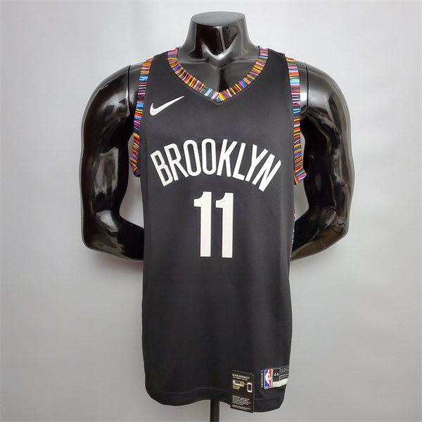Camisetas Brooklyn Nets (Irving #11) Negro City Version