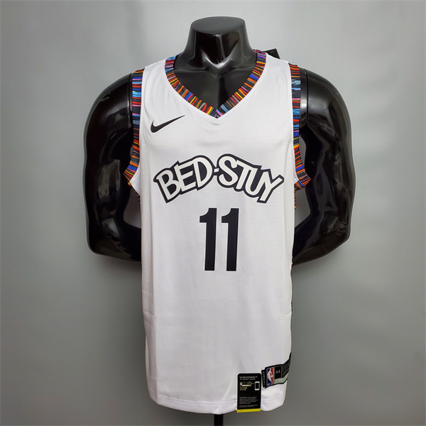 Camisetas Brooklyn Nets (Irving #11) Blanco City Version