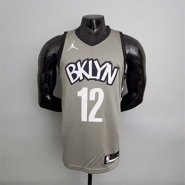 Camisetas Brooklyn Nets (Harris #12) Gris